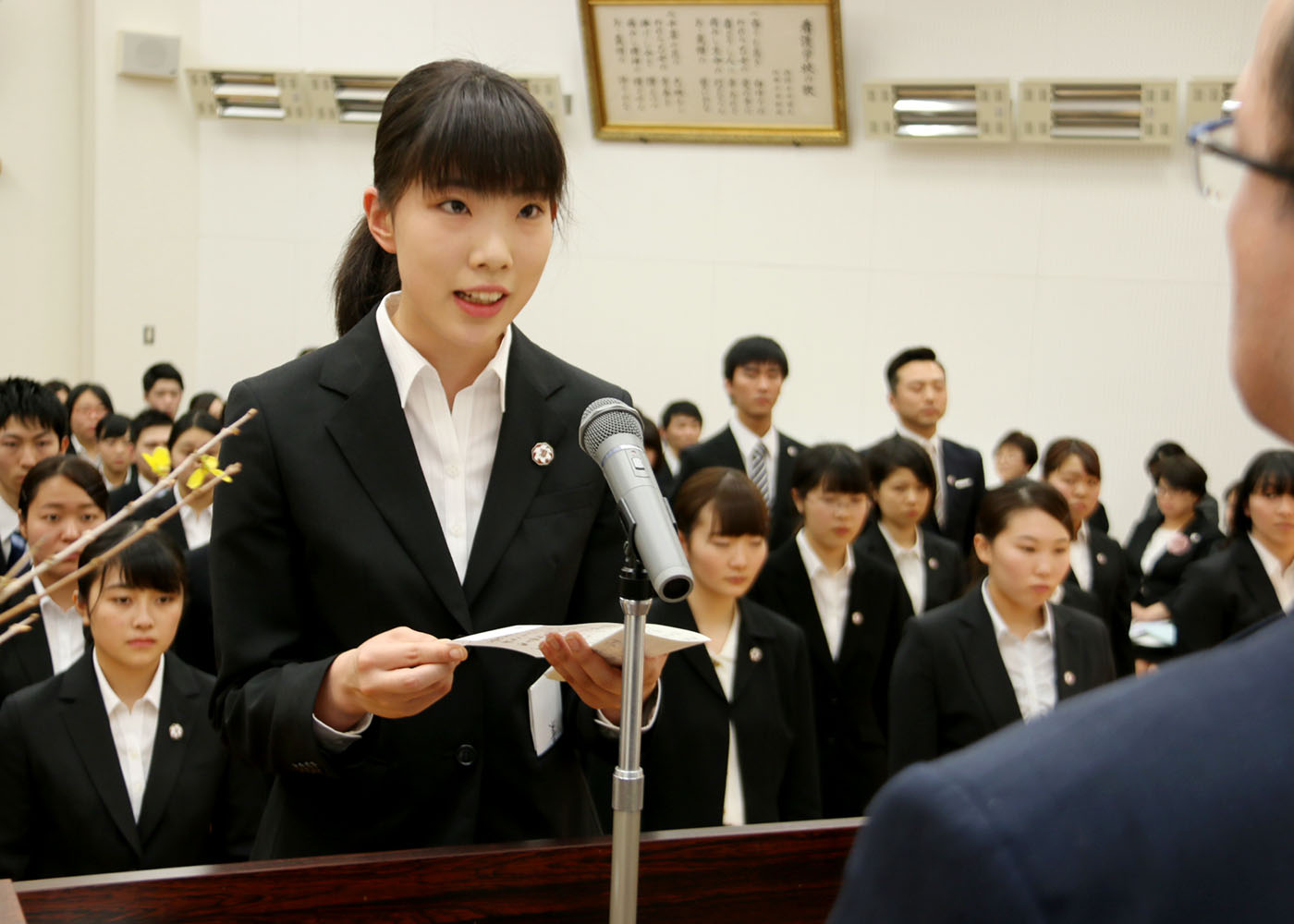 仲間とともに学生生活の一歩 水沢学苑看護専門学校入学式 奥州 Iwanichi Online 岩手日日新聞社 仲間とともに学生生活の一歩 水沢学苑看護専門学校入学式 奥州 Iwanichi Online 岩手日日新聞社