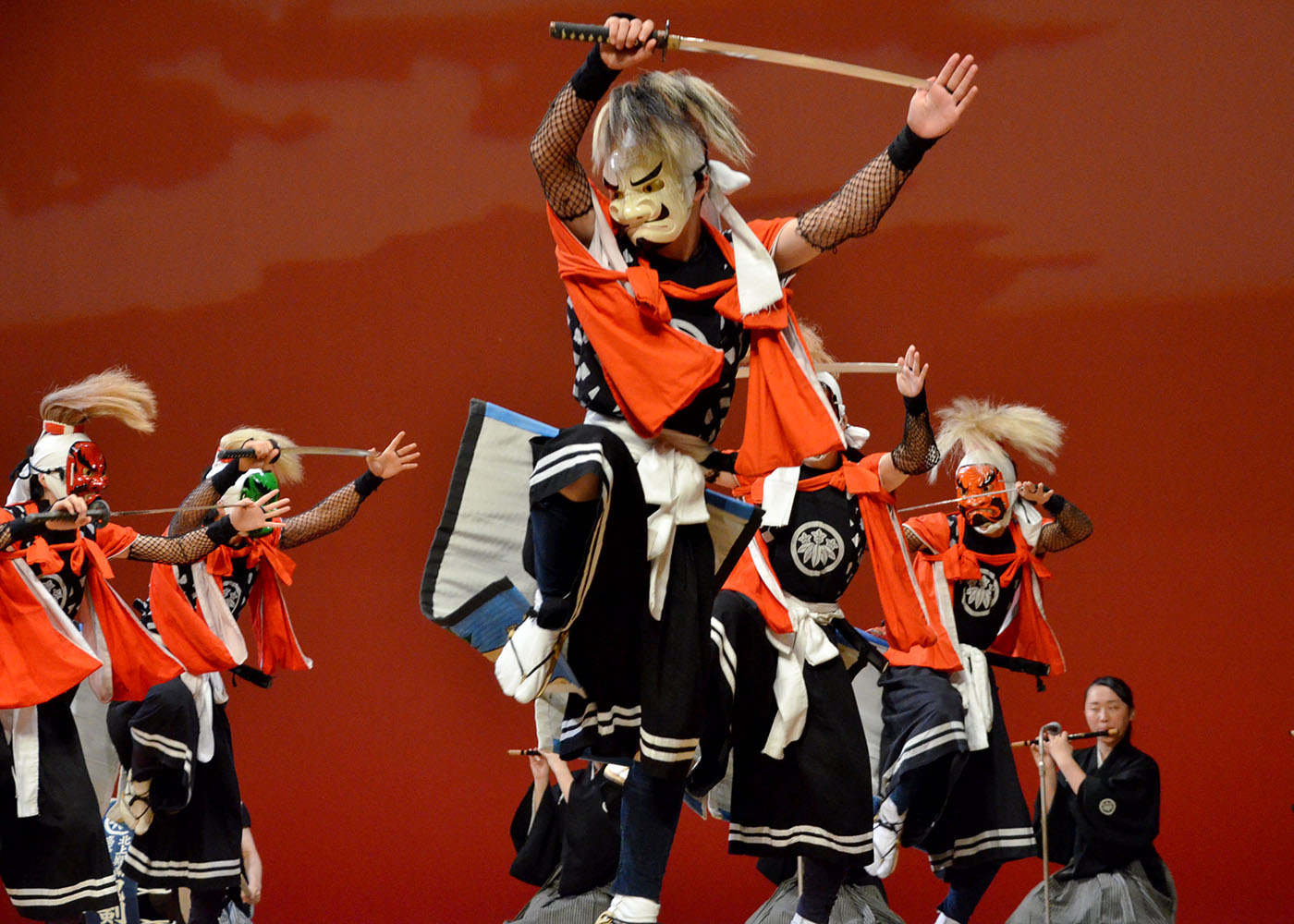 ２６ ２７日 東京 国立劇場で演舞 全国高文祭 優秀賞 北上翔南鬼剣舞部 Iwanichi Online 岩手日日新聞社