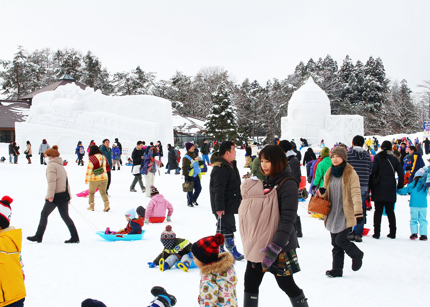 いわて雪まつり メインは岩手高原 雪不足対策 ６会場に広域化 Iwanichi Online 岩手日日新聞社