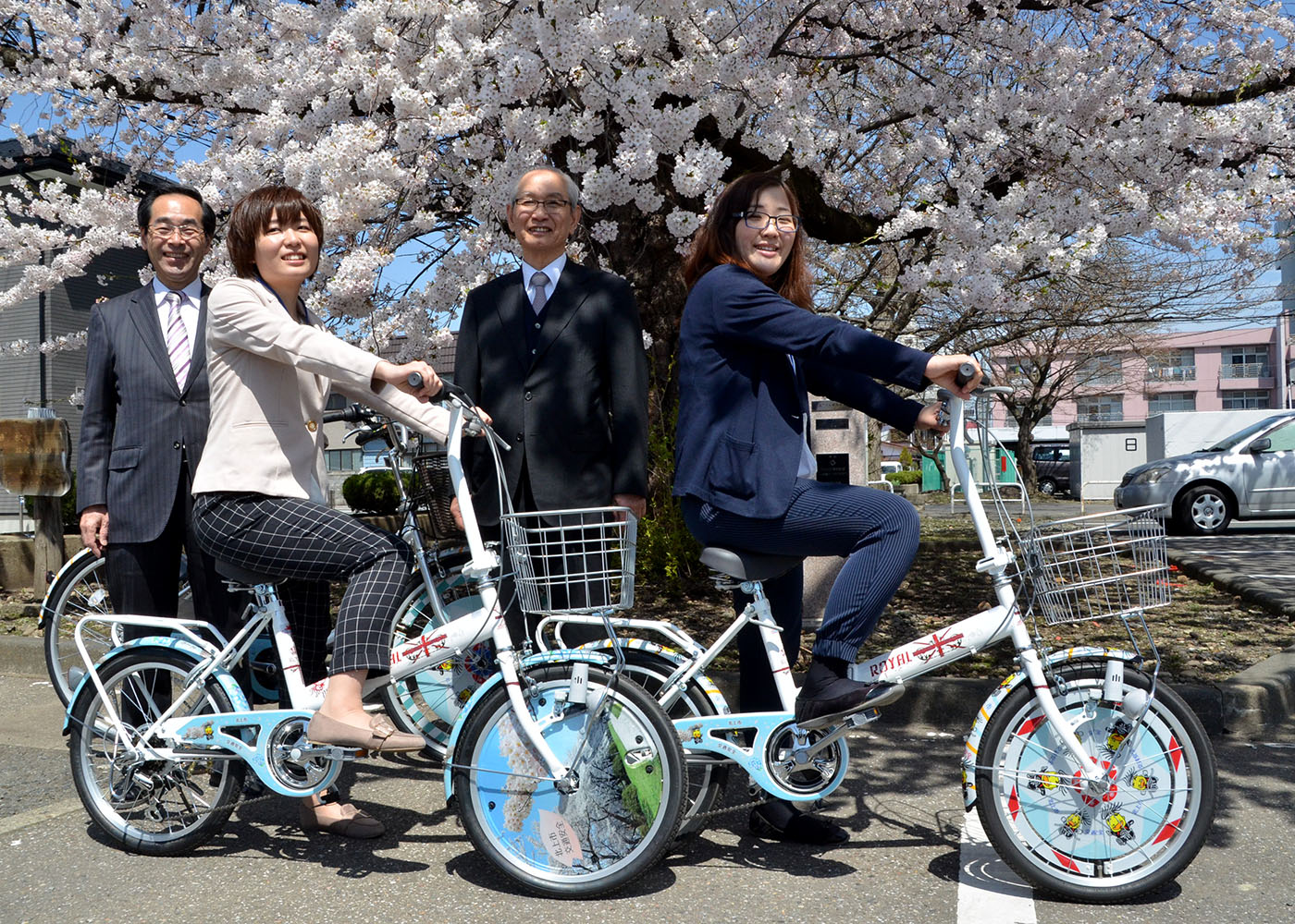 北上 自転車