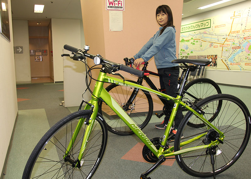 北上 自転車