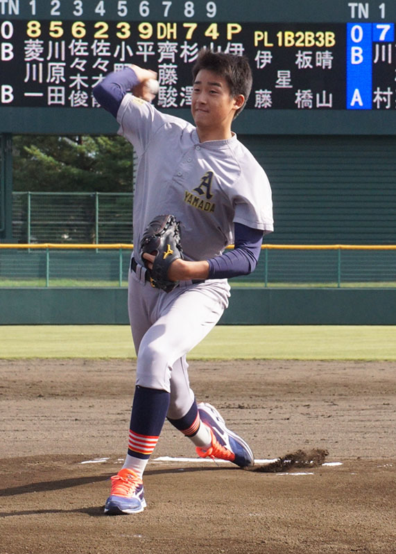 古巣訪れ活躍誓う 巨人ドラフト１位堀田投手 花巻 Iwanichi Online 岩手日日新聞社