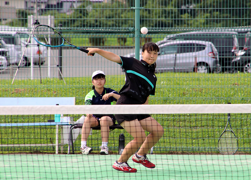 写真特集 花巻市中学校総合体育大会 ソフトテニス女子 Iwanichi Online 岩手日日新聞社