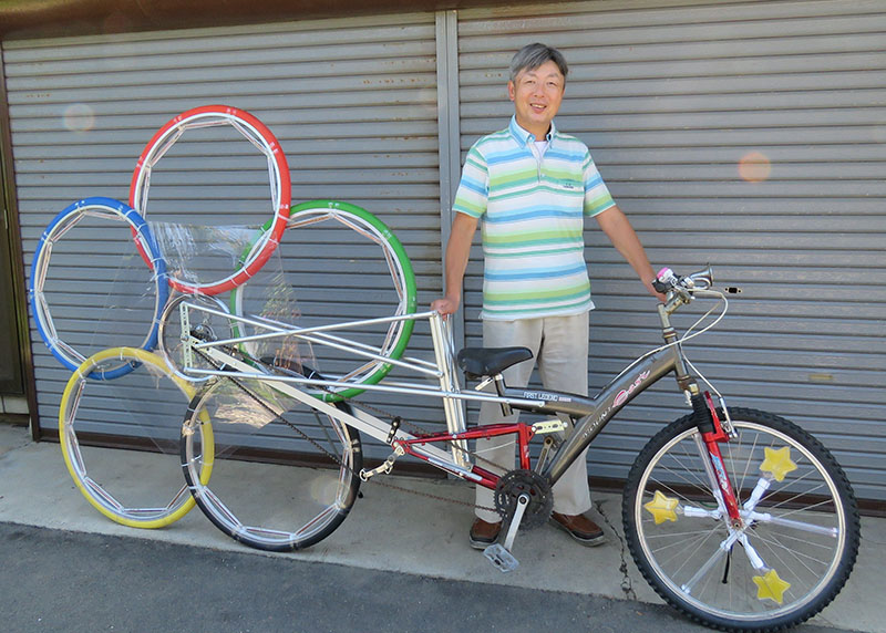 北上 自転車