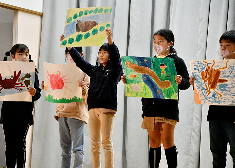 地域の宝 元気に紹介 高学年、将来へ提案 伊手小学習発表会【奥州】|Iwanichi Online 岩手日日新聞社
